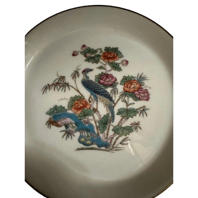 Vintage Wedgwood Kutani Crane Bone China Coasters - Set of 4 | IdleHour