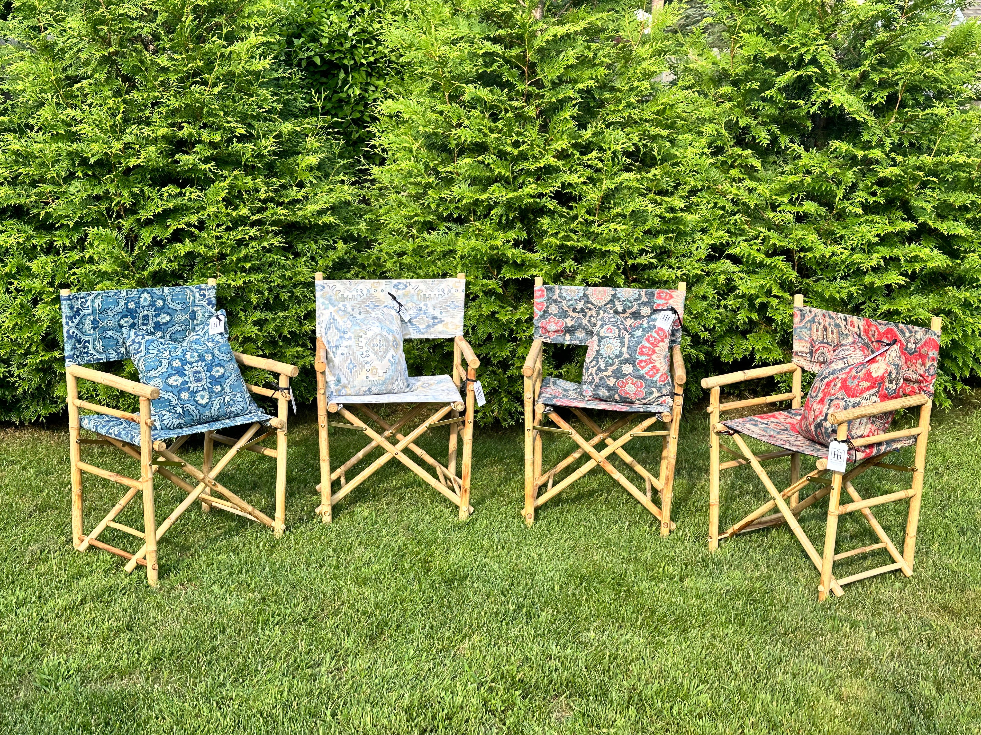 Bespoke Bamboo Directors Chairs