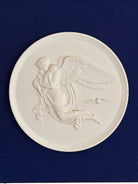 Pair of Framed Antique Parian Bas Relief Plaques by Royal Copenhagen | IdleHour