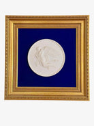 Pair of Framed Antique Parian Bas Relief Plaques by Royal Copenhagen | IdleHour