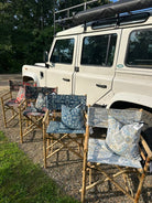 Bespoke Connecticut Heriz Director's Chairs | Idle Hour