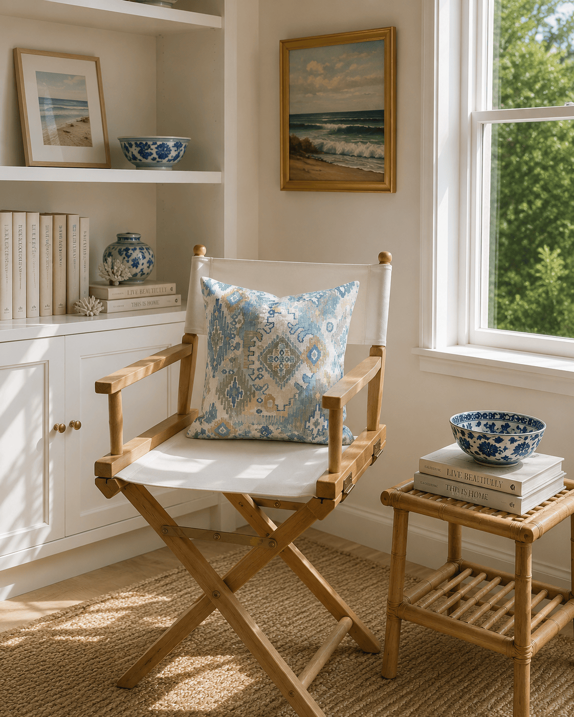 Bespoke Down Filled Connecticut Heriz Pillow – 18" | Idle Hour