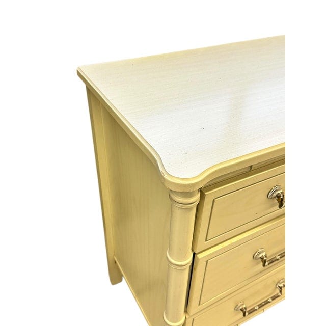 Henry Link Bali Hai Cream Colored Faux Bamboo Nine-Drawer Dresser